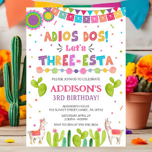 Invitation d'anniversaire trois Esta Invitation
