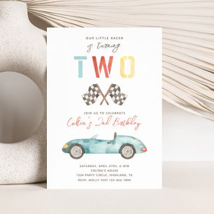 Invitation d'anniversaire TWO Fast Invitation de