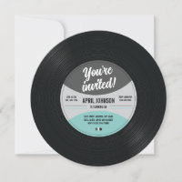 Invitation d'anniversaire vintage