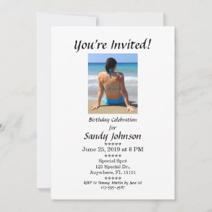 Invitation d'anniversaire Vous êtes invité Personn