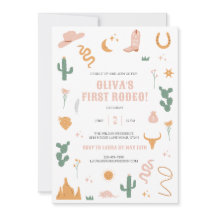 Invitation d'anniversaire Wild Western