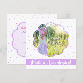 Invitation d'Anniversaires 5.25 » x 5.25 "