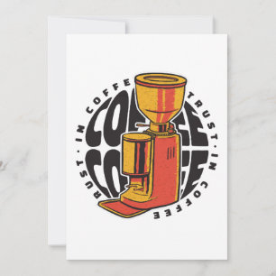 Invitation Dans Café nous avons confiance