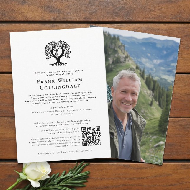 Invitation dans l'amour mémoire pod funérailles (Créateur téléchargé)