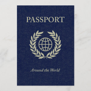 Invitation dans le monde entier : passeport