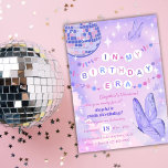 Invitation Dans Mon Anniversaire Papillon pourpre Anniversair<br><div class="desc">Dans Mon Anniversaire Papillon pourpre Anniversaire</div>