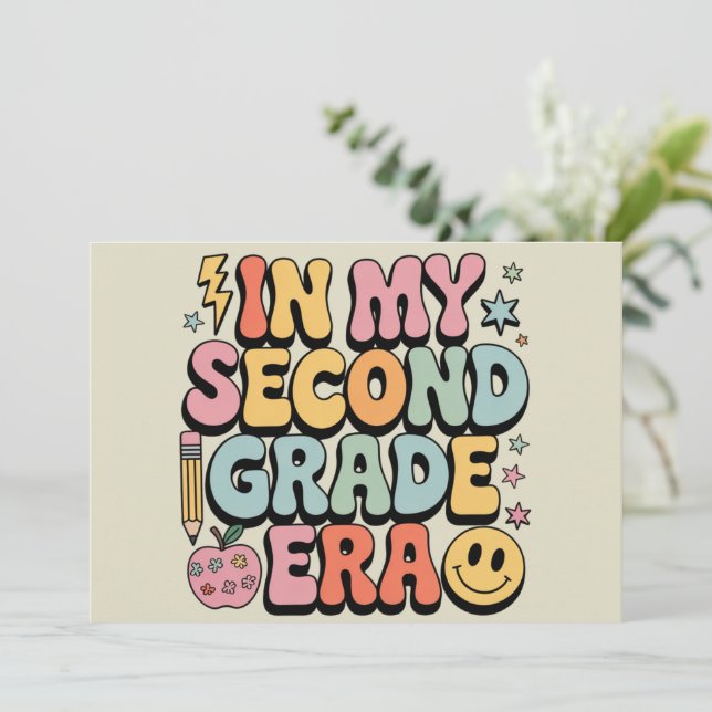 Invitation Dans Mon deuxième année d'études 2e année d'enseig (Debout devant)