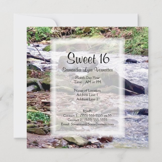 Invitation Dans une impasse (Devant)