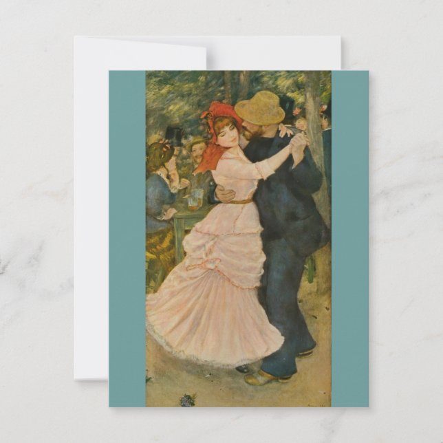 Invitation Danse de Pierre-Auguste Renoir à Bougival (1883) (Devant)