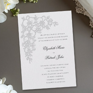 Invitation Danse d'Orchidée Formel Traditionnel Mariage Ivoir