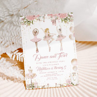 Danse et twil ballerine rose rousse fille annivers