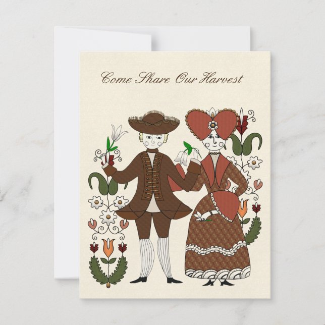 Invitation Danse moissonneuse (Devant)