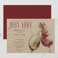 Danse Rouge Blanc Vin Juste Amour Mariage Célébrat