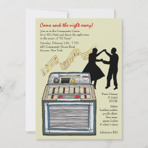 Invitation Danser à l'invitation du Music Party