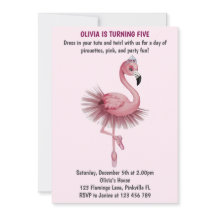 Danseur de ballet Flamant rose Anniversaire