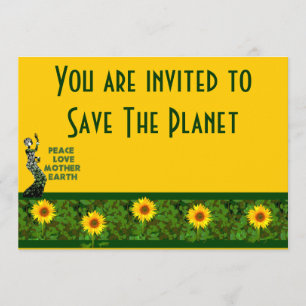 Invitation Danseur de jour de la terre