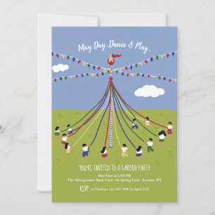 Invitation Danseurs Maypole