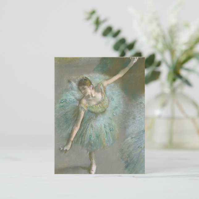 Invitation Danseuse dans Green Edgar Degas (Debout devant)