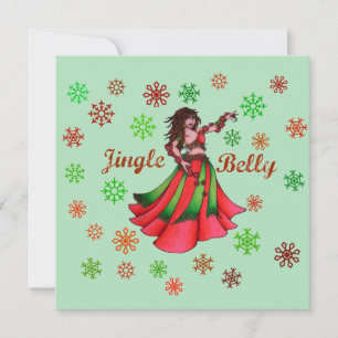 Invitation Danseuse Jingle Belly