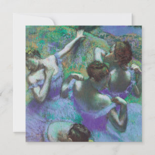 Invitation Danseuses bleues par Edgar Degas, Impressionnisme 