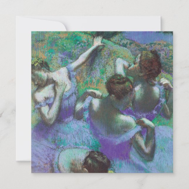 Invitation Danseuses bleues par Edgar Degas, Impressionnisme  (Devant)