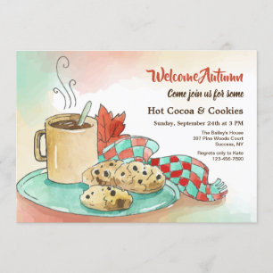 Invitation d'après-midi d'automne