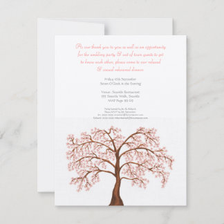 Invitation d'arbre de Sakura de fleurs de cerisier
