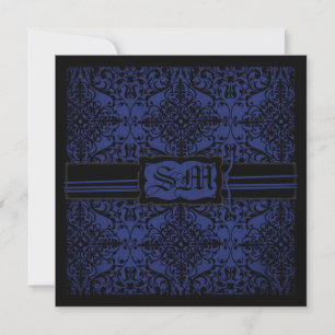 Invitation Dark Knight Wedding Invite Square