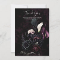 Dark Moody Romantic Mariage Floral