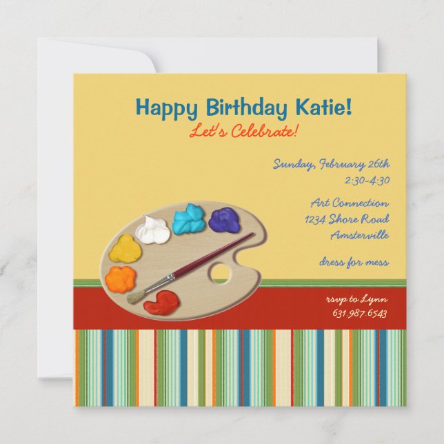 Invitation d'artistes (Devant)