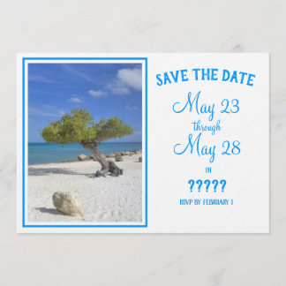 Invitation Date à retenir entièrement modifiable Aruba Divi T