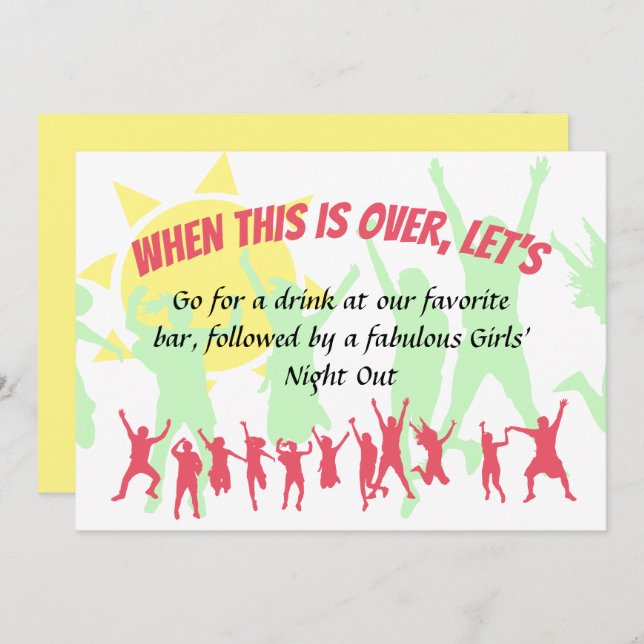 Invitation Date d'enregistrement LORSQUE CECI EST TERMINÉ Apr (Devant / Derrière)