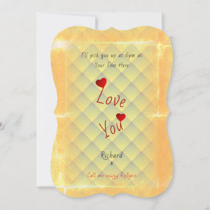 Invitation Date du dîner