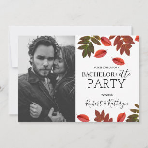 Invitation d'automne de sa soirée de bachelorette