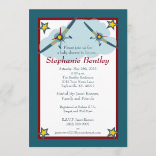 Invitation d'avion de 2x7 Wings