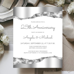 Invitation de 25e anniversaire de mariage Budget S