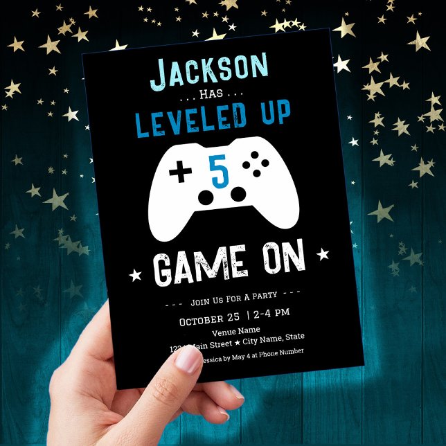 Invitation de 5e anniversaire (Créateur téléchargé)