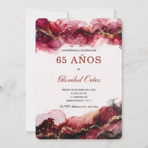 Invitation de 65 Ans Femme