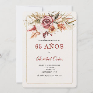 Invitation de 65 Ans Femme