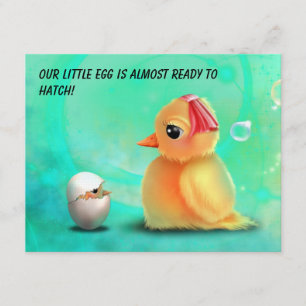 Invitation de attente de baby shower