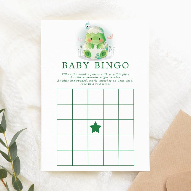 Invitation de baby bingo à l'aquarelle d'œuf de di (Créateur téléchargé)