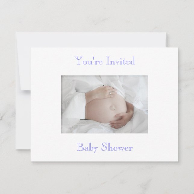 Invitation de baby shower (Devant)