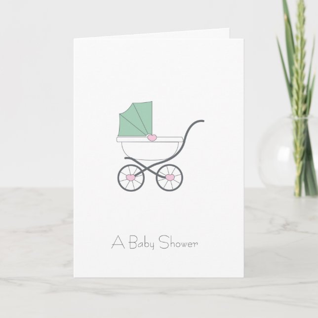Invitation de baby shower (Devant)