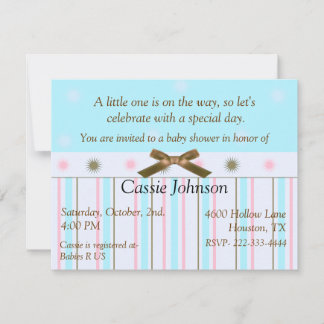 Invitation de baby shower