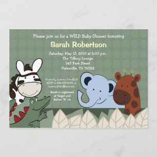 Invitation de Baby shower 5x7 de l'équipage de la 