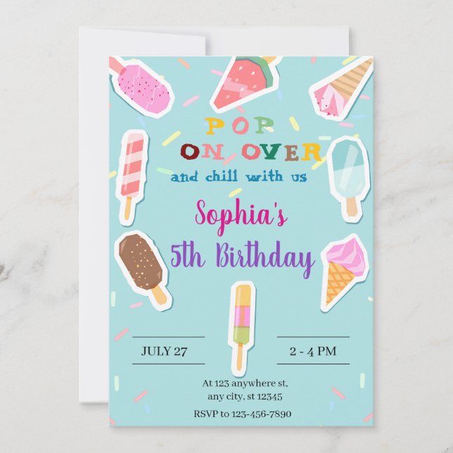 Invitation de Baby shower à ballon à air chaud d'a (Devant)