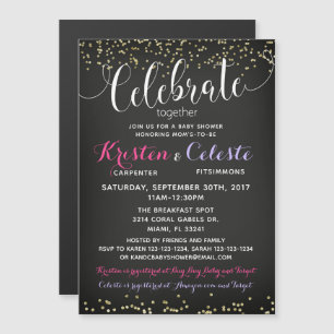 Invitation de Baby shower, amis communs