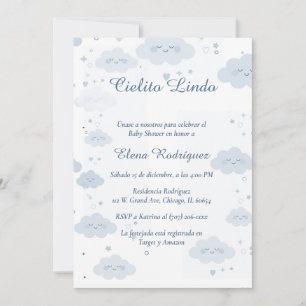 Invitation De Baby shower Cielito Lindo