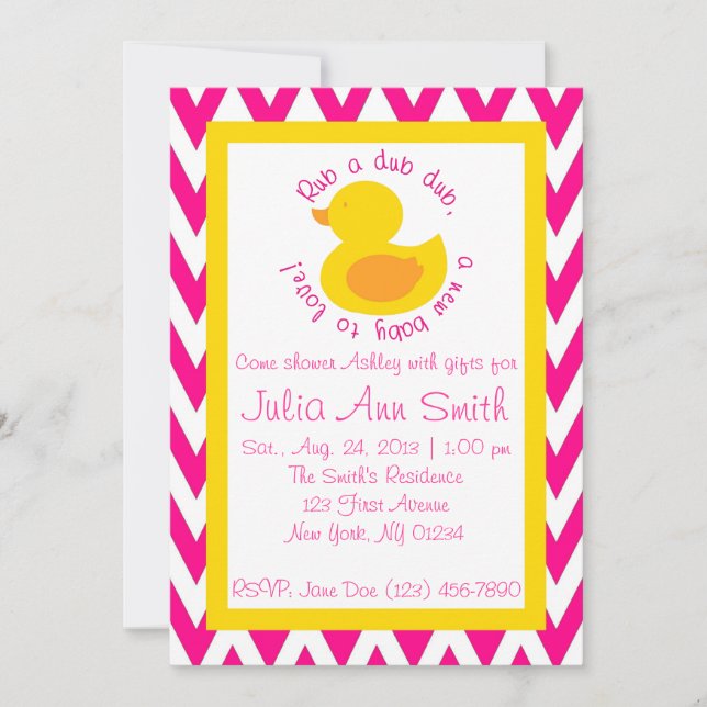 invitation de baby shower de Bande de (Devant)