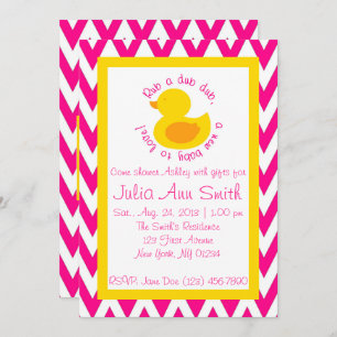 invitation de baby shower de Bande de